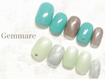 ジェンマーレ 二子玉川店の写真/【ハンドシンプルネイル¥5980】どんなシーンにも馴染むシンプルネイル/ひと癖ニュアンスなど幅広くご用意！