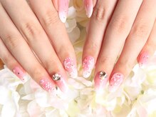 クリスタルネイル ボンベルタ橘店(CRYSTAL NAIL)/雪の結晶ネイル
