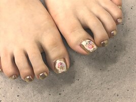 水彩風ネイル！