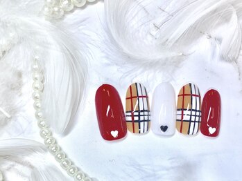 ルミエ(Lumie)/チェックネイル