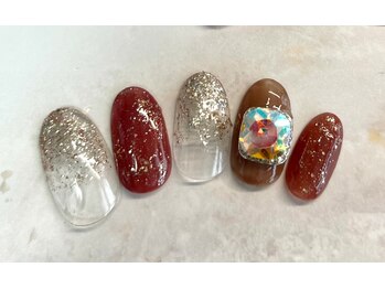 アルブル(ARBRE)/♪12月定額シンプルネイル♪