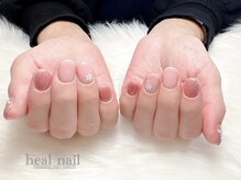 ヒールネイル(heal nail)/monthly定額デザインA～雪の結晶