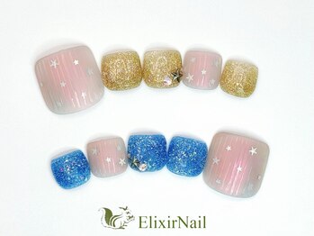 エリクサーネイル 神田(Elixir Nail)/フット やり放題 &nbsp;/クーポン使用