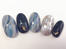 ネイルサロン トリック(Nail Salon TRICK)/ニュアンスマーブル