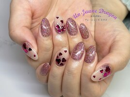 【自爪ネイル】グリッターネイル