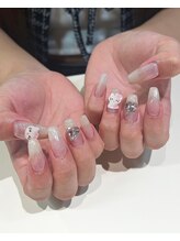 ノラ シブヤ(NORA SHIBUYA)/キティちゃんネイル