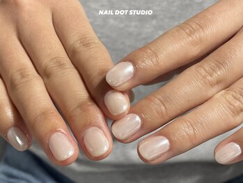 ネイルドットスタジオ 堺筋本町(NAIL DOT STUDIO)/ホワイトミラー