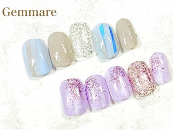 ジェンマーレ 二子玉川店の写真/【ハンドキャンペーンネイル¥6950】毎月変わるトレンド・季節アート満載デザイン*理想の指先を叶えます♪