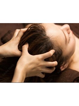 ヘッドスパで癒されたい