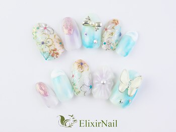 エリクサーネイル 西武新宿(Elixir Nail)の写真/ずっとオフ無料!!【定額カジュアル系300種以上★上品デザイン¥8980】爪にお悩みを持つ方必見!