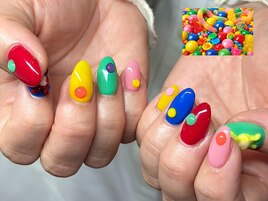 海外お菓子♪個性派ネイル☆