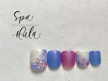 スパフーラ(Spa HULA)/紫陽花ネイル