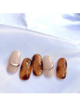 ネイルロッソ 浅草店/べっこうネイル
