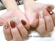 ミミィー(mimiy)/ハートビジューネイル☆