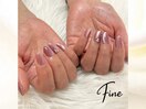 Hand★Magnet one color + Stone