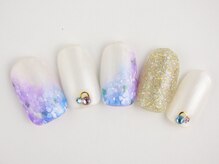 まつげアンドネイル ディアマンローズ(DIAMANT ROSE)/アジサイネイル 90分7480円