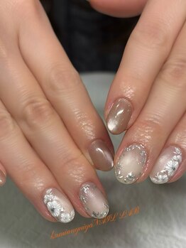 ブライダル 刺繍フラワー