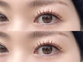 レーク アイラッシュ(LAKEeyelash)の写真/【&Healthy導入★】カラーの豊富なエクステと根元からしっかり立ち上げるパーマを組み合わせた最新技術♪
