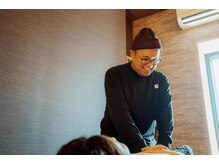 トラスとの雰囲気(全身の状態を見ながら、カラダをリラックスさせていきます)