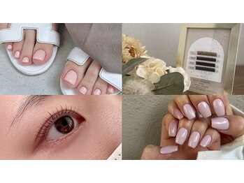 リリーストアネイル(Lily store nail)の写真/別日に分けていた時間をぎゅっと短縮【eye×hand×foot】同時施術