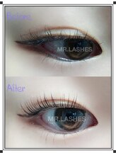 ミスターラッシュ 市ヶ谷店(MR.LASHES)/パリジェンヌ上下