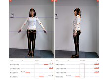 カラダファクトリー 新宿京王モールアネックス店/AIによる姿勢チェックを実施