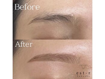 エストアール 筑紫口本店(est-r.)/#美眉#アイブロウスタイリング