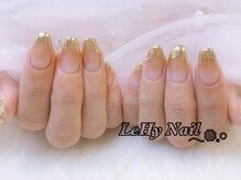 レヒネイル(LeHy nail)/ミラーフレンチネイル