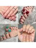 《hand＋foot》ハンドネイル＋フットネイル◎ワンカラー￥14300