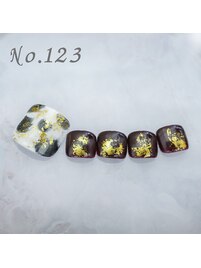 フットネイル：No.123