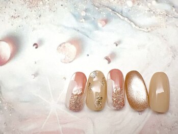 フルールソンネイル(fleur son nail)/1月定額トレンドアート