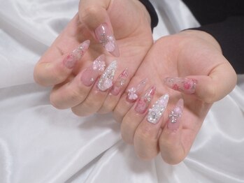 アモーレ 心斎橋店(amore)/ロマンティックネイル¥13420