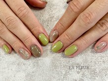 ラ フルール(La Fleur)/大理石ネイル