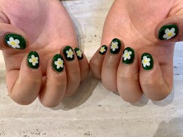 花ネイル/手描きアートネイル
