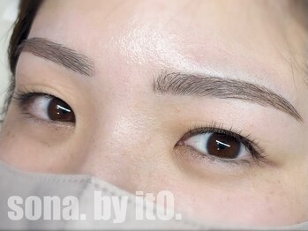 ソナ バイ イト(sona by itO.)/眉毛+間引き&カラーエクステ