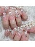 チップ長さ出し☆持ち込みデザイン★アート10本まで¥13580