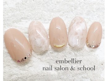 アンベリール ネイルサロンアンドスクール(embellir)/大野限定シンプルデザインコース