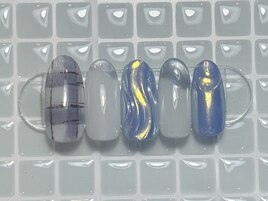 夏/ミラー/ぷっくり/チェック