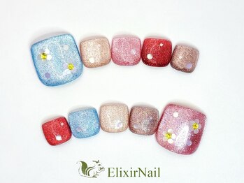 エリクサーネイル 神田(Elixir Nail)/フット やり放題 &nbsp;/クーポン使用