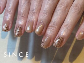 ツイードネイル