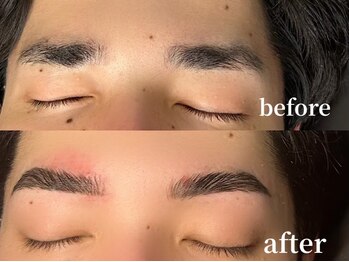 エムズアイブロウ 大和西大寺(M’sアイブロウ)/メンズハリウッドブロウリフト