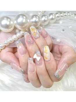 クイーンズネイル(Queeens nail)/ガラスフレンチ