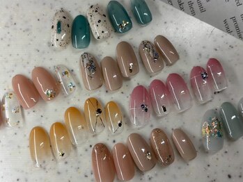 ネイル ルーム ルーク(nail room Rook)の写真/気さくなネイリストが心地よい接客と技術力で素敵な指先に♪選べるアートデザイン幅広く展開☆