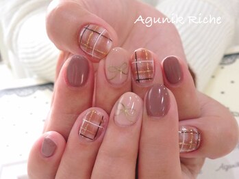 アグニークリッシェ(Agunik Riche)/【チェックネイル】