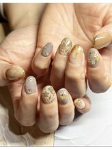 ガーデン ヘア&エステ&ネイル Garden/花柄