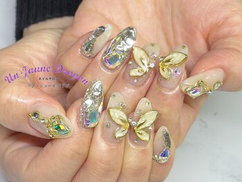 アン ジョーヌドラゴ/【自爪ネイル】蝶々パーツ