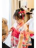 【七五三】着付け、ヘアメイク♪ママとペア割5%