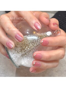 シームリーネイル(Seemly Nail)/クリスマス細フレンチ