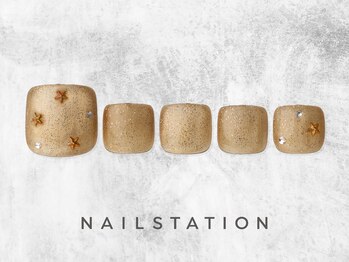 ネイルステーション ルミネ立川店(NAIL STATION)/フラワーネイル/パラジェル