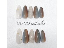 ココ ネイル サロン アンドスクール(COCO.NAIL SALON＆SCHOOL)/定額デザイン　ニュアンス